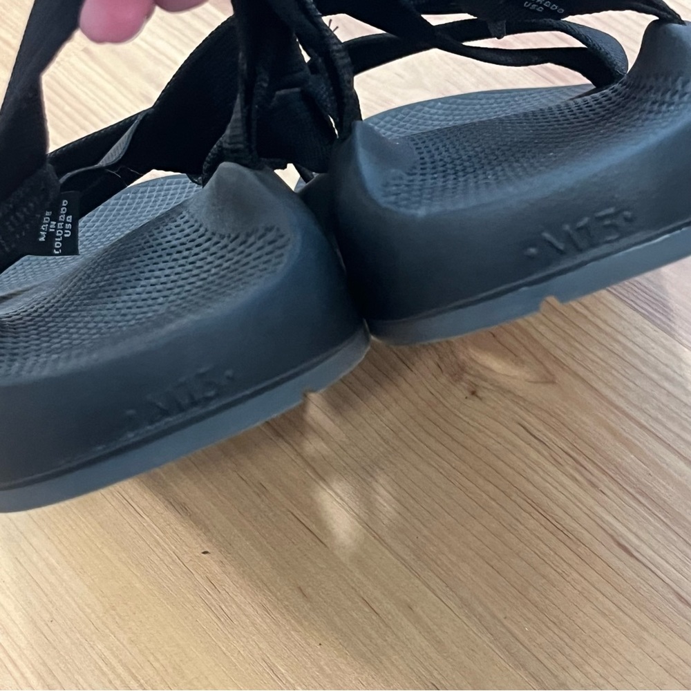 {Chaco} men’s size 13 all black made in USA sandals - Picture 6 of 6